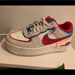 Nike Air Force One Red/Pink/Blue